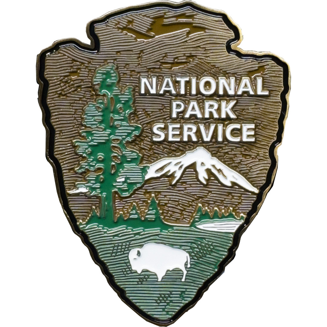 EL16-002 National Park Service NPS arrowhead Challenge Coin