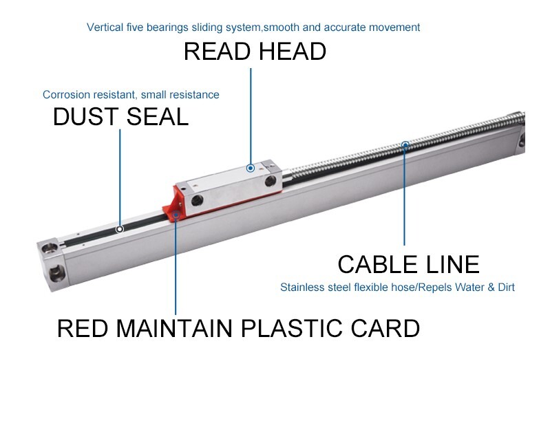 2 Axis DRO Digital Readout Display Linear Optical Glass Scale Kit Customized Set
