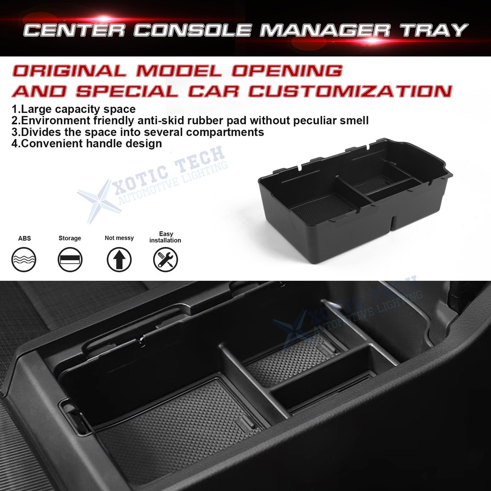 Center Console Insert Tray Armrest Box Storage Organizer For Honda Civic 2022-up