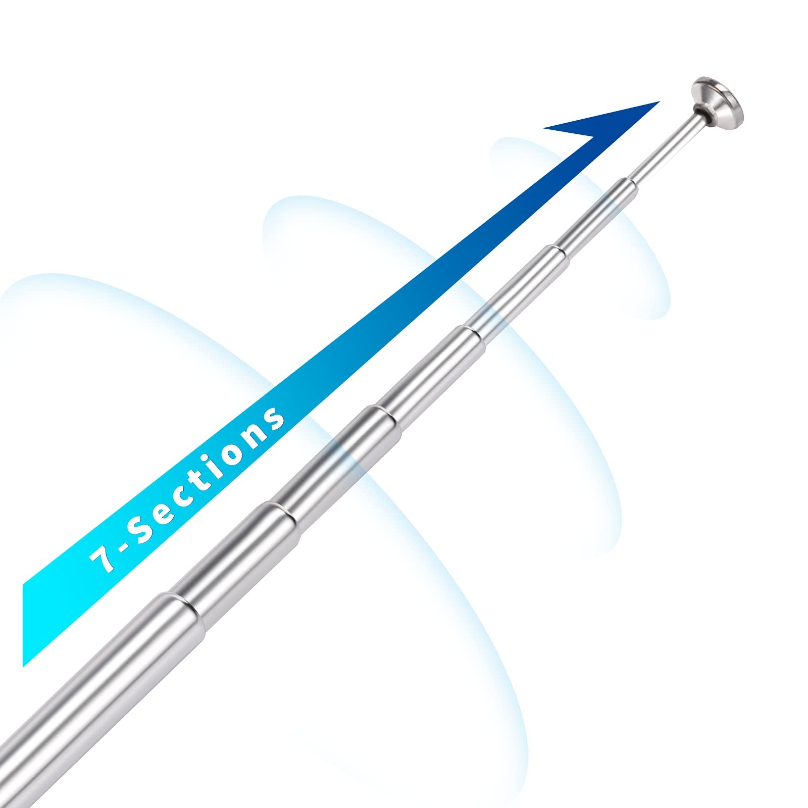 Bingfu 75 Ohm FM Antenna and AM 20cm-115cm Telescopic Kit