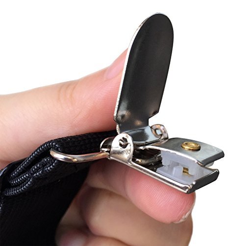 8 Pack Adjustable Sheet Clips, Bed Sheet Holder Straps Bed Fitted Sheet Black