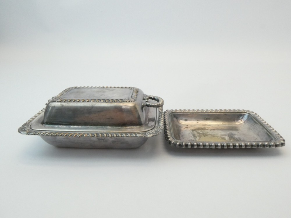 IS International Silver Gorham Y1051 Anchor Marking Trays Dish Cover Silverplate