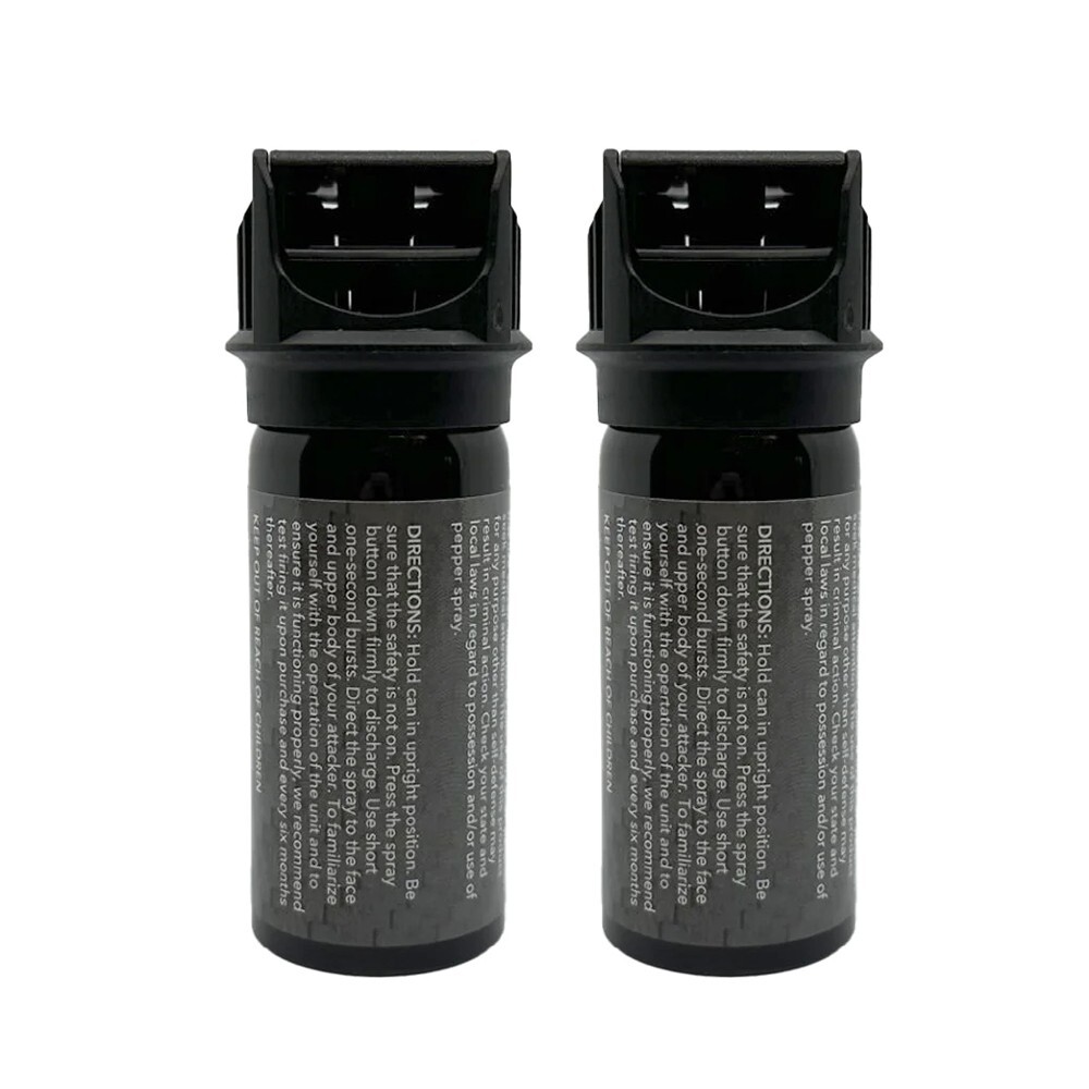 Streetwise STICKY GEL Pepper Spray 2 PACK 2oz Flip Top Self Defense Max Strength