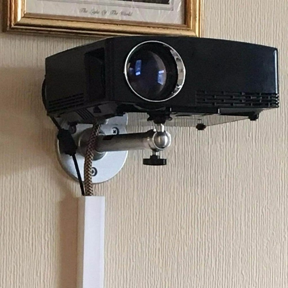 Universal 18cm 22cm LCD DLP Mini Projector Ceiling Wall Mount Bracket Aluminium