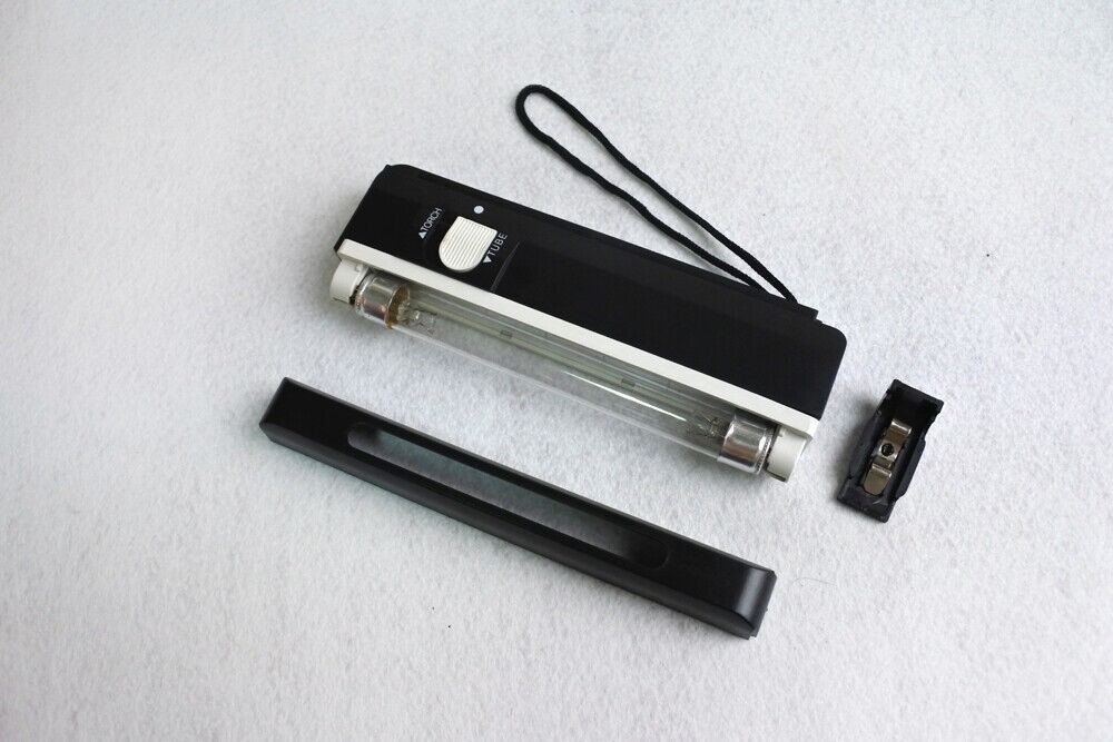 254nm Shortwave and 365nm Longwave UV Lamp for Fluorescence Stamps & Banknotes