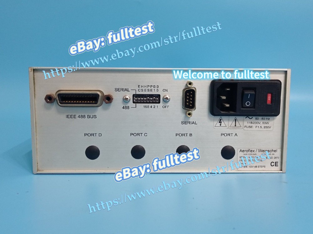 1pcs Aeroflex， Programmable attenuator 8310-325-F, range DC-6GHz-fulltest