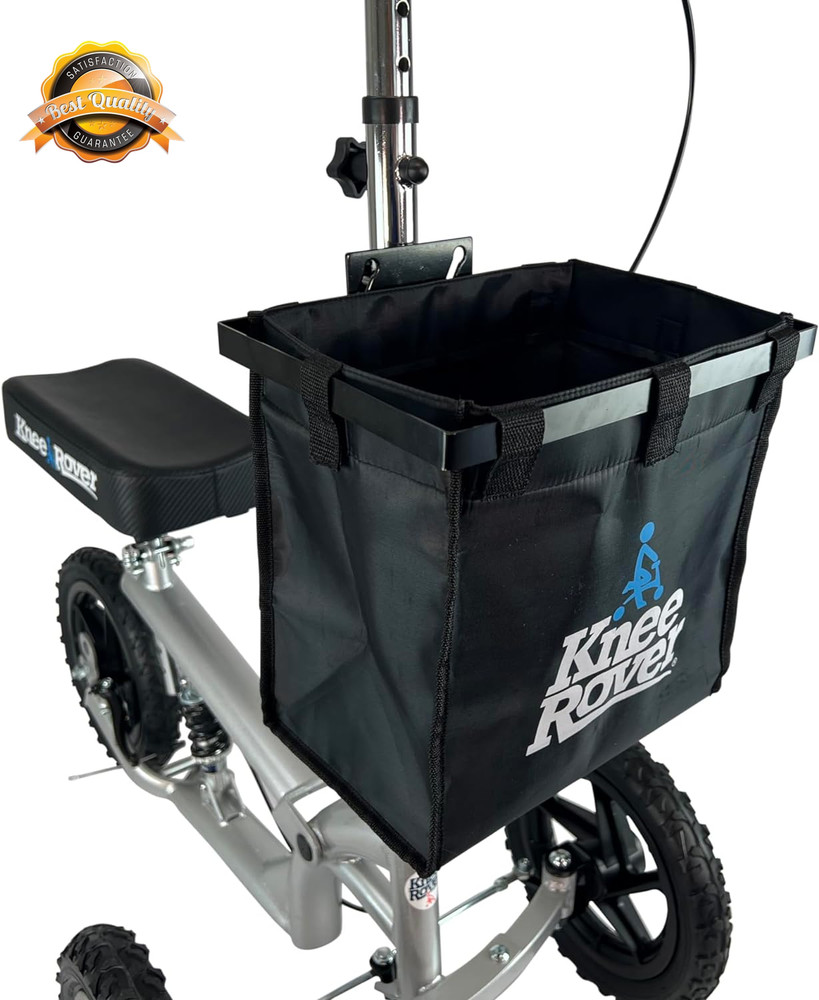 Knee Scooter Basket Accessory Large Capacity Universal Mount Storage