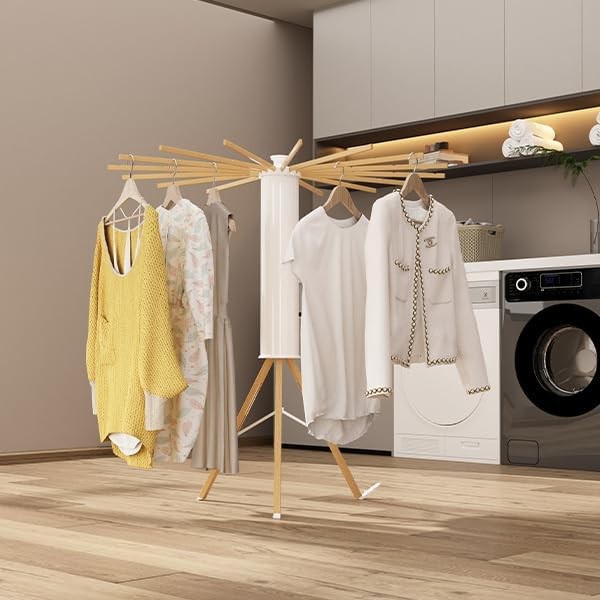 Tripod Style Drying Rack, Foldable Octopus Standing Drying Rack