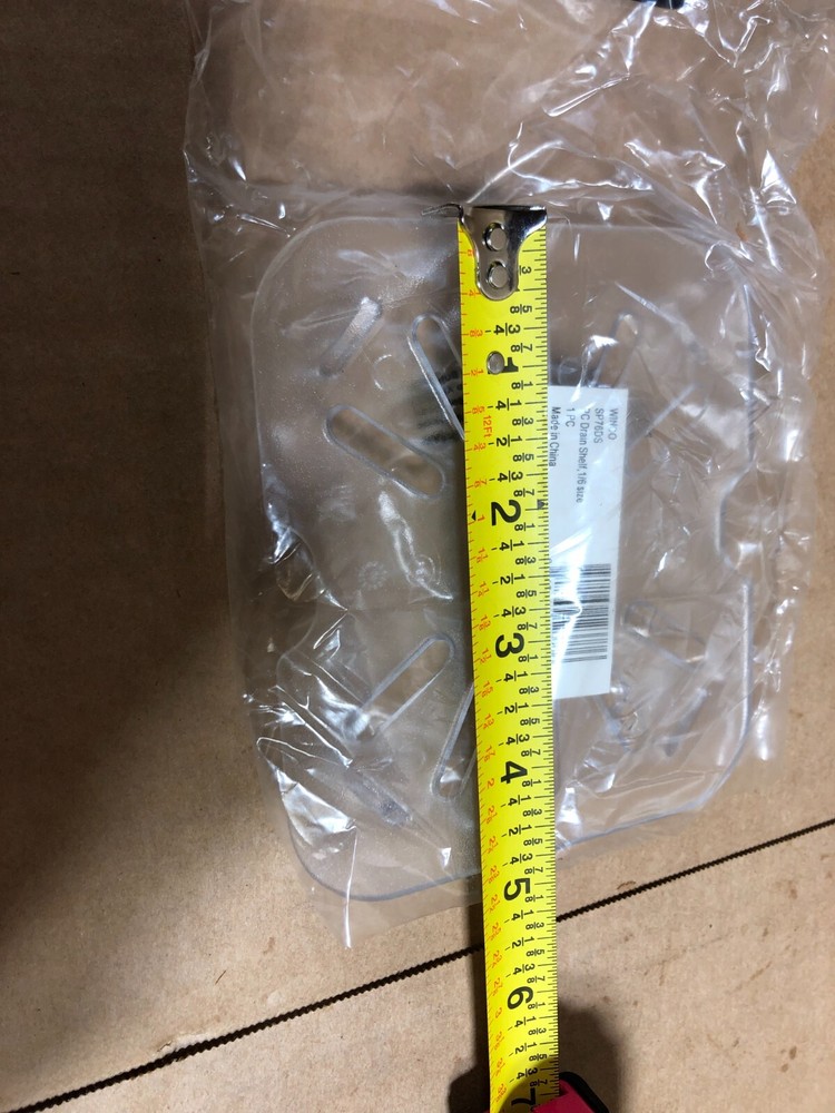 2x Winco SP76DS PolyWare 1/6 Size Pan Grate