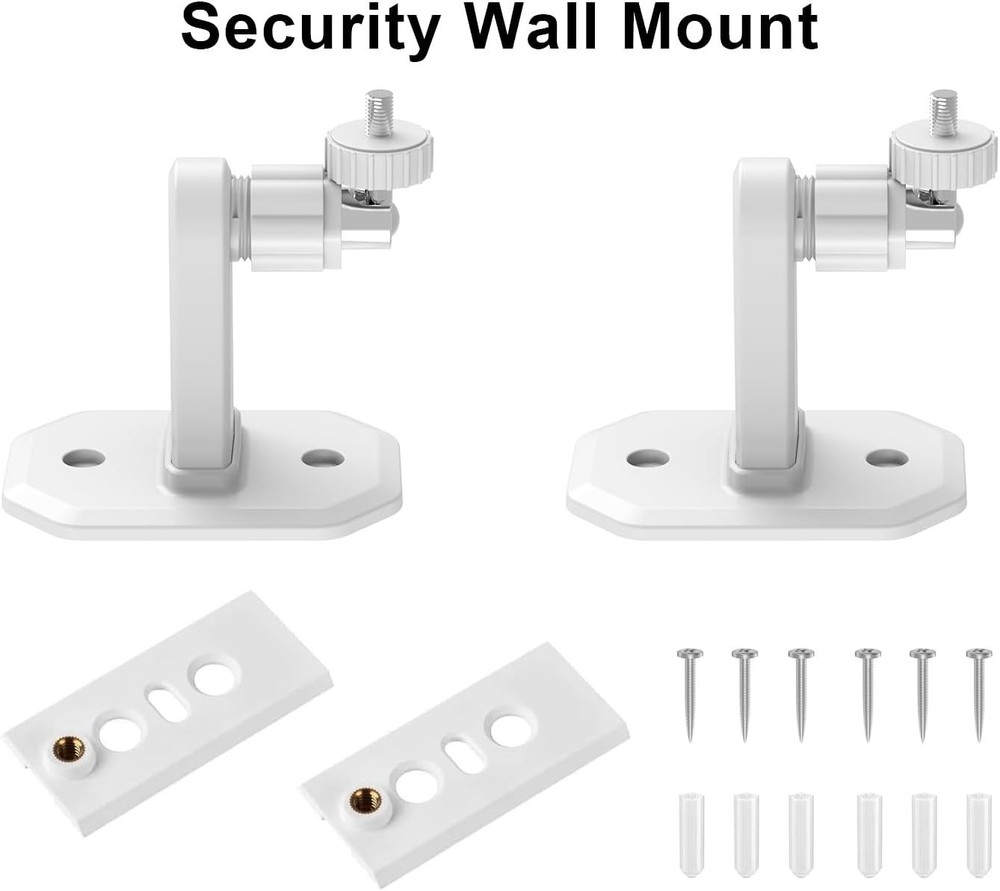 Adjustable 2-Pack Wall Mount for Ring Spotlight Cam - Enhanced Stability