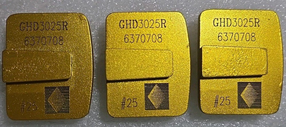 GHD3025 Diamond Products Core-lock Grinding Inserts 25 Grit Double Segment