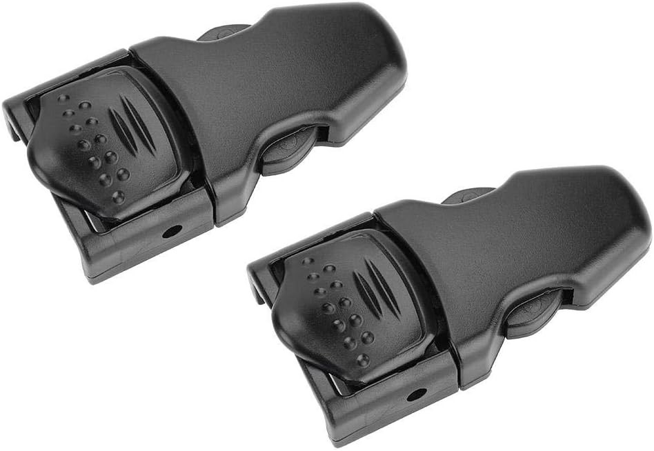 Adjustable Swimming Fin Flippers Diving Quick Release Buckles for A, Black