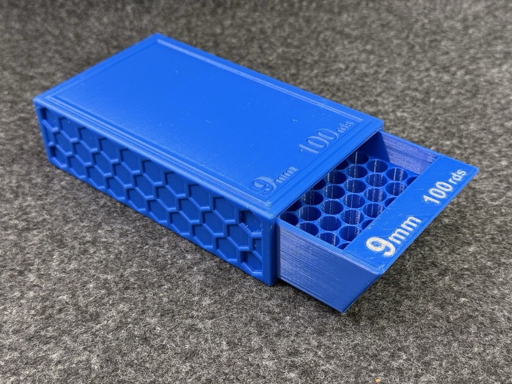 SlideCan 2.0, 9mm stackable .30 cal ammo can storage system