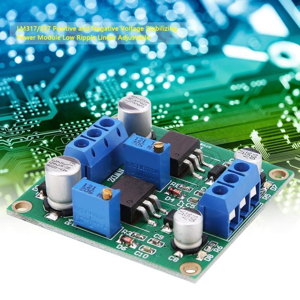 Stabilizing Power Module, LM317/337 Positive and Negative Voltage Stabilizing...