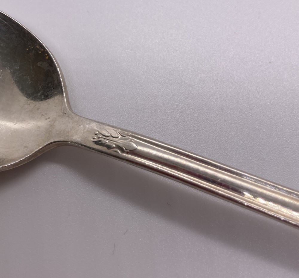 Wm. Rogers Mfg. Co. Silver Plate Spoons, Avalon Pattern, 6 in.