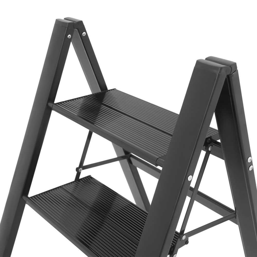 A-shaped Folding 2-Step Ladder Foldable Step Ladder 661.39lbs Load-capacity