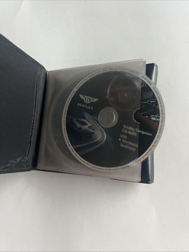 Bentley Continental GT Navigation CD US CAN Map 8 Disc Set OEM USED