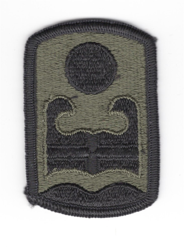 Army Patch: 92nd Infantry Brigade - subdued, merrowed edge