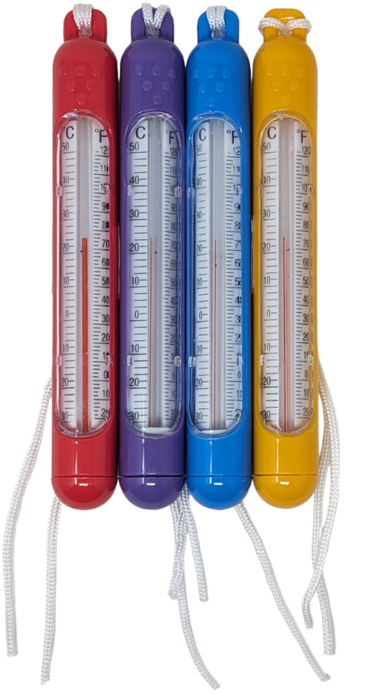 HydroTools Swimline Thermometer Bright Tie down string Pool Baby Bath Spa 9201