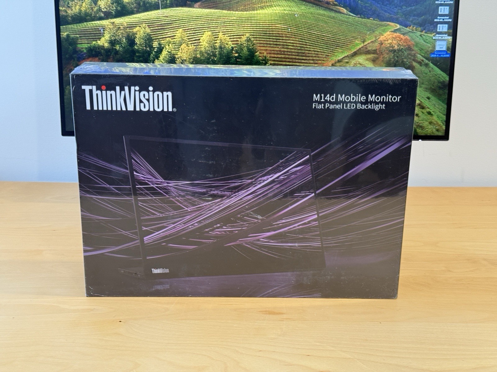 Lenovo ThinkVision M14d 14" Class LED Monitor - 16:10 - Raven Black