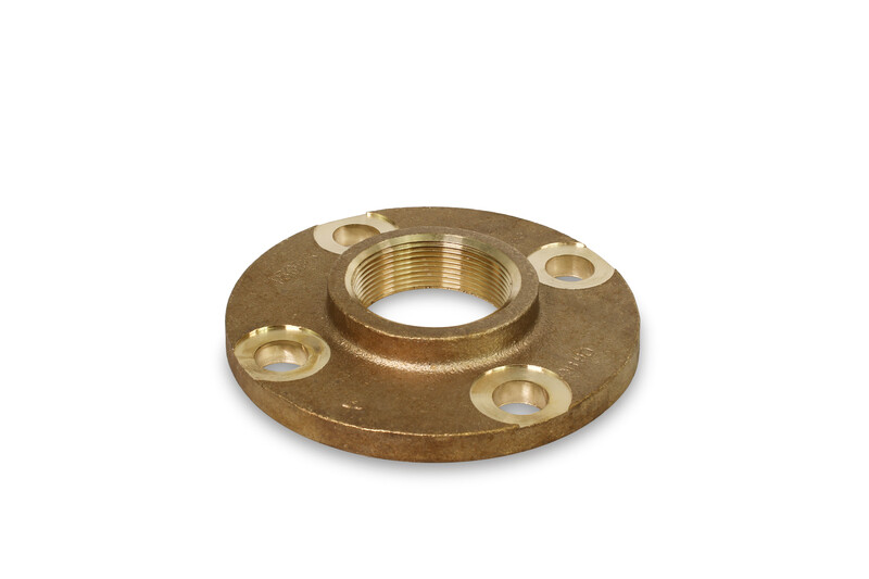 Lead Free Brass Threaded Companion Flange 1"-4" in Threaded or 1/2"-4" in Sweat