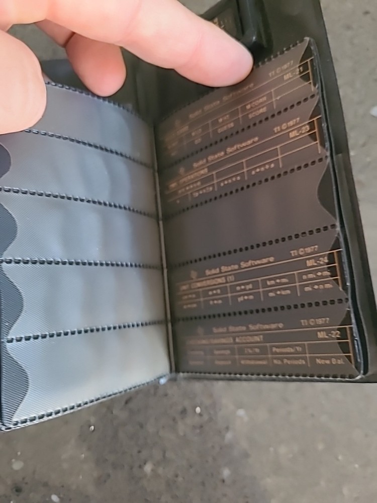 Texas Instruments TI Programmable 59 Calculator PC-100A No Cord Untested AS IS