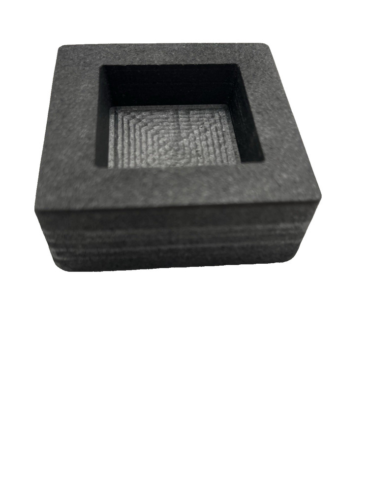 Graphite Ingot Mold For Casting 10 oz Gold Square