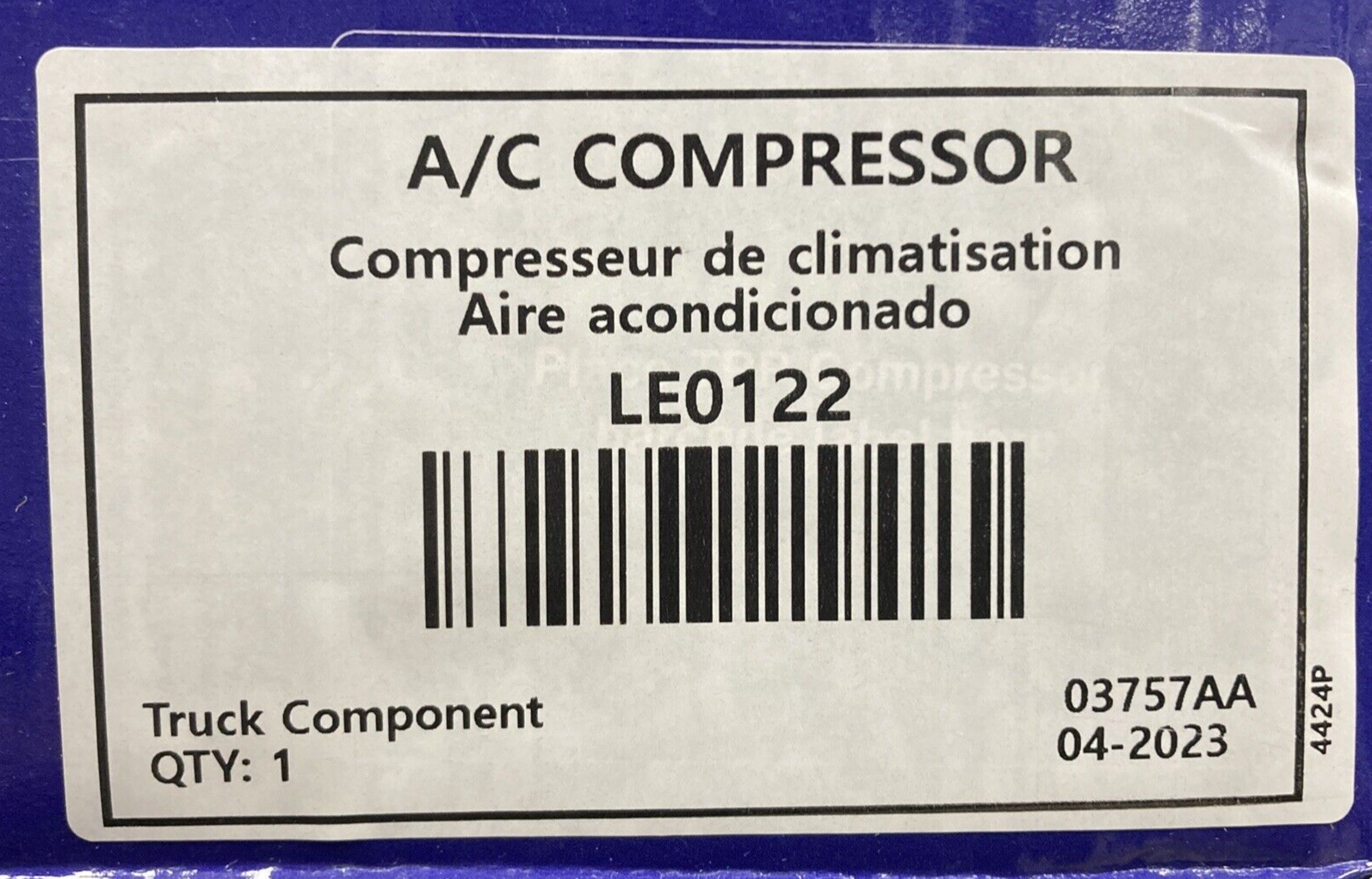 ~ NEW GENUINE TRP BRAND ~ KENWORTH PETERBILT R134a A/C COMPRESSOR-SHD ~ LE0122