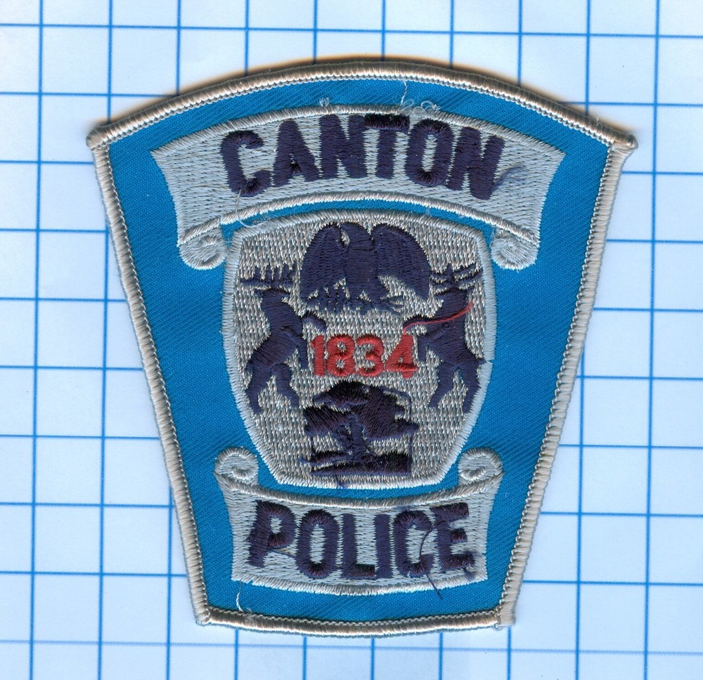 Police Patch - Michigan - Canton -blue/gray