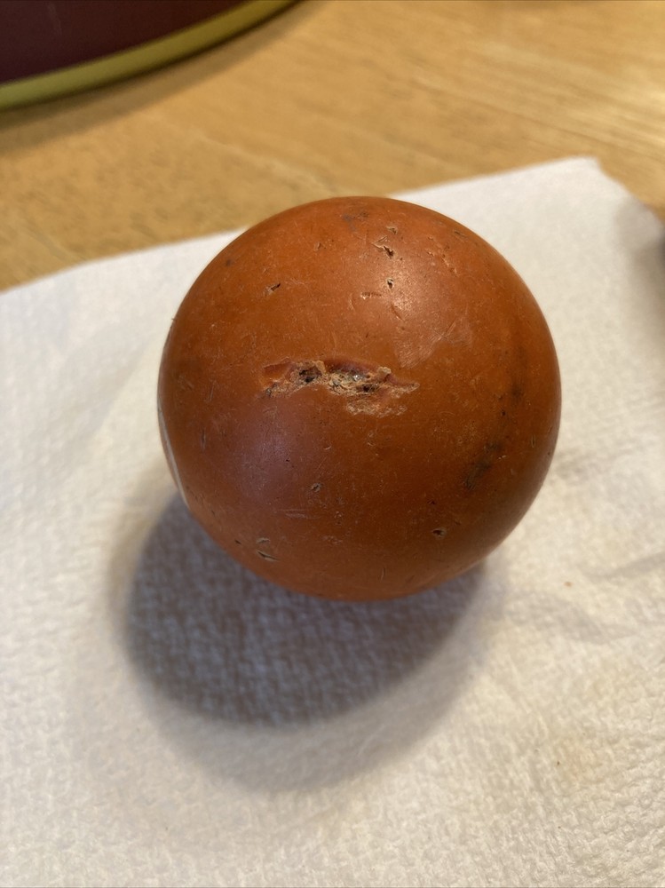 Vintage Billiard Pool Ball #5 Orange Solid Replacement 2 1/4"