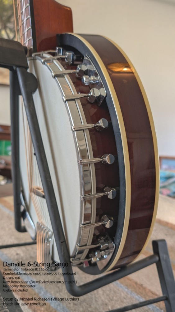 Danville 6-String Banjo