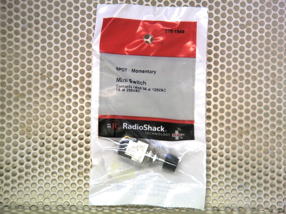 RadioShack SPDT Momentary Push Switch