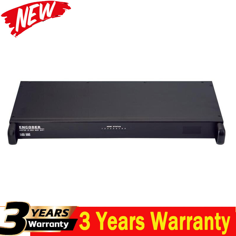 9-Channel Video Encoder H265 HDMI Live Encoder Supports RTSP/RTMP/HTTP/HLS/UDP