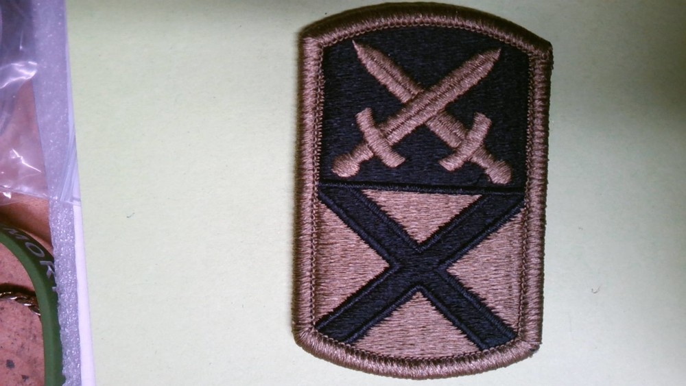 MILITARY PATCH HOOK & LOOP OCP MULTICAM US ARMY 167TH SUPPORT BRIGADE
