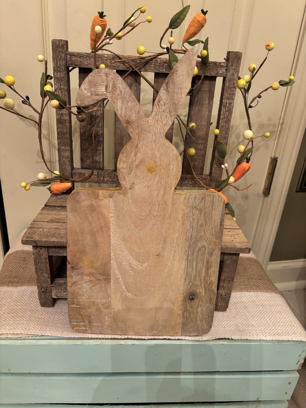🐰New Wooden Bunny Ear Cutting Board🐰