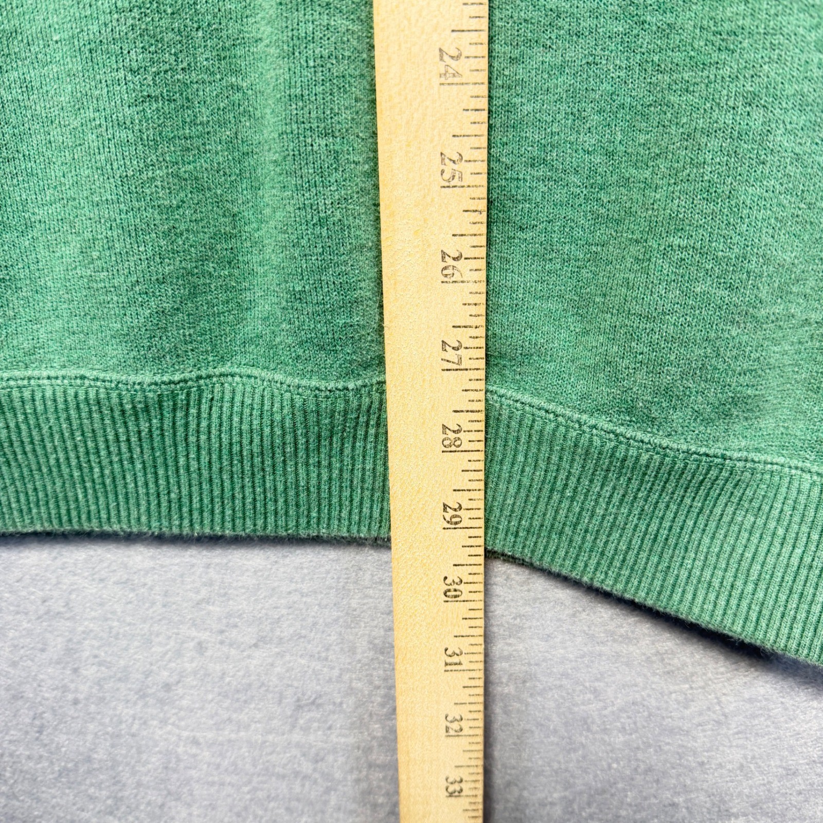 Tommy Bahama Mens Quarter Zip Pullover Sweater Heather Green Mock Neck XL