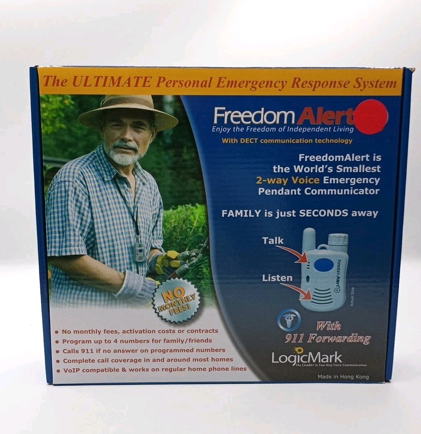 LogicMark Freedom Alert Fall Emergency System Model #35511