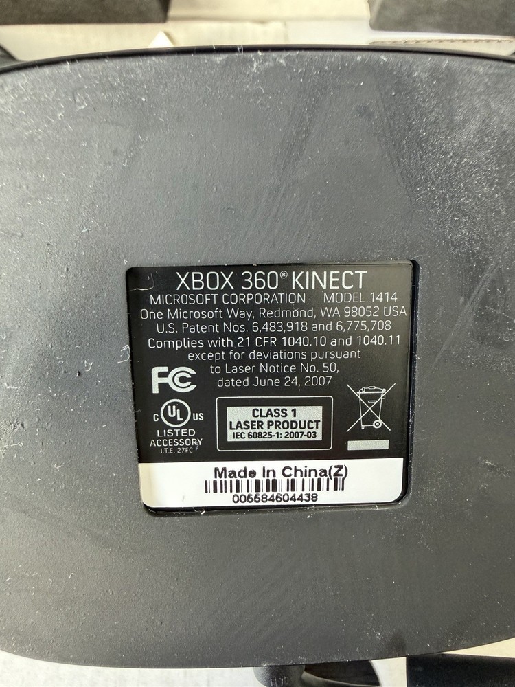 Xbox 360 Kinect Sensor Model 1414 Motion Camera Tested Working