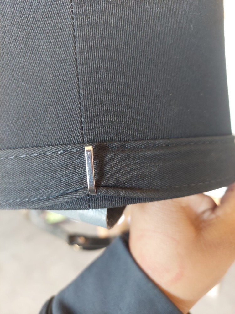 Fruhauf Marching band hats grey, black & silver multiple sizes