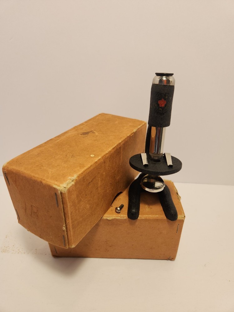 Vintage 1950s Microscope Small Student/Toy Microscope