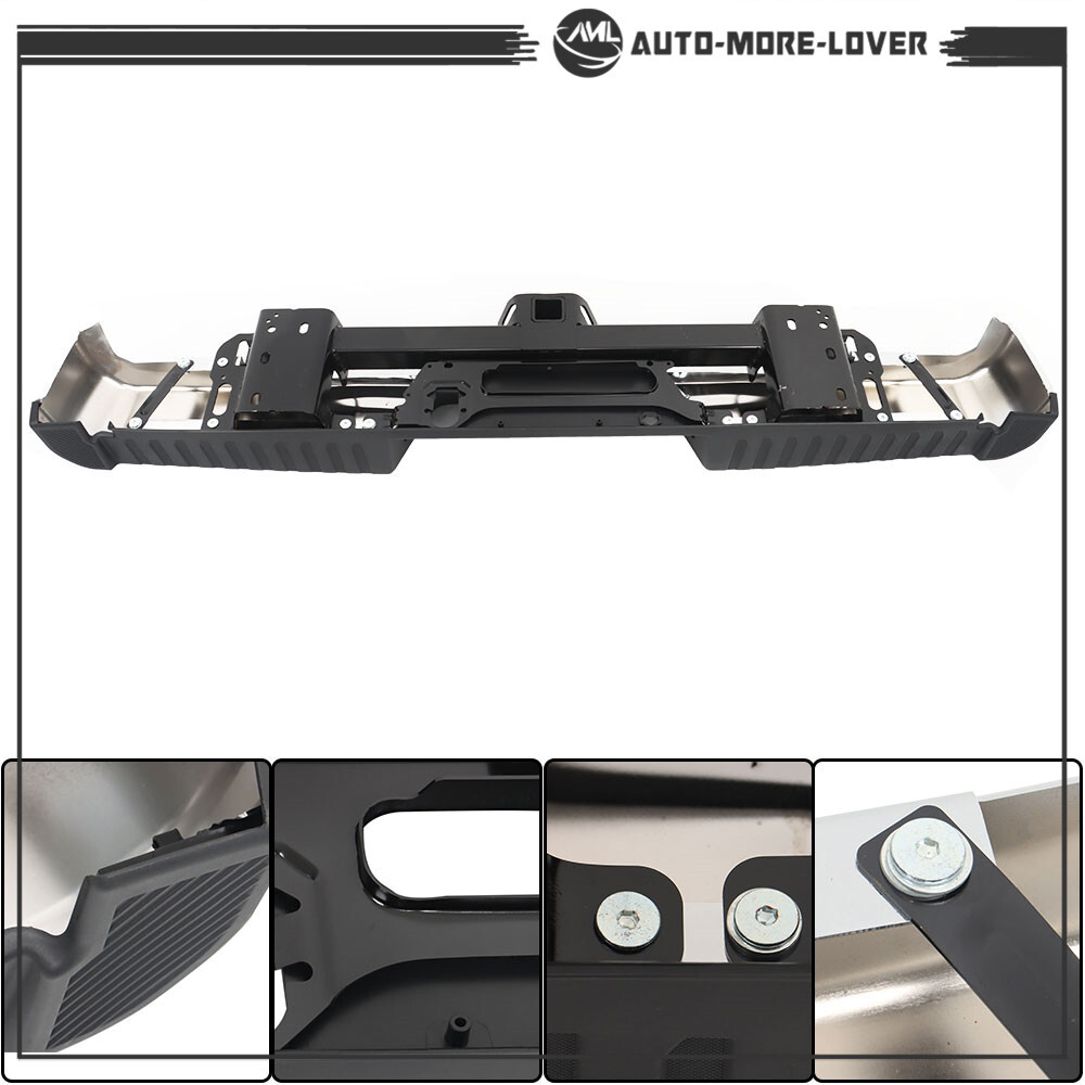 For Ford F-150 2015 2016-2020 2019 Rear Step Bumper Assembly Chrome W/ Max Tow