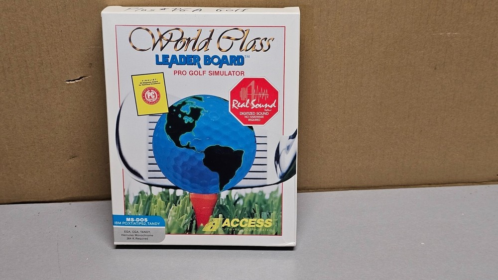 Big Box Software World Class Leader Board Golf Simulator