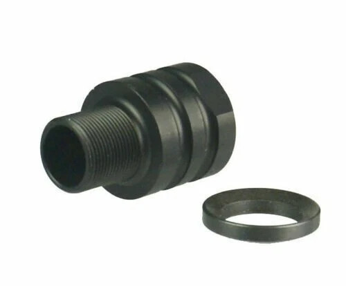 Black Adapter Convert 1/2x28 Thread to 37/64x28 TPI (.578-28) Thread Converter