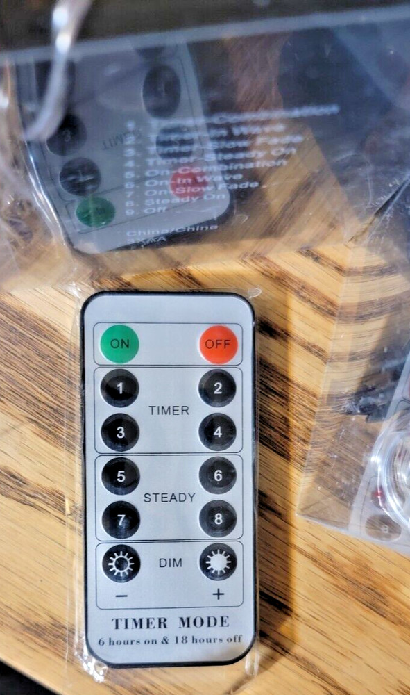 Winter Lane 3-Set Remote Multifunction 10' Micro LED String Lights, new w/batts