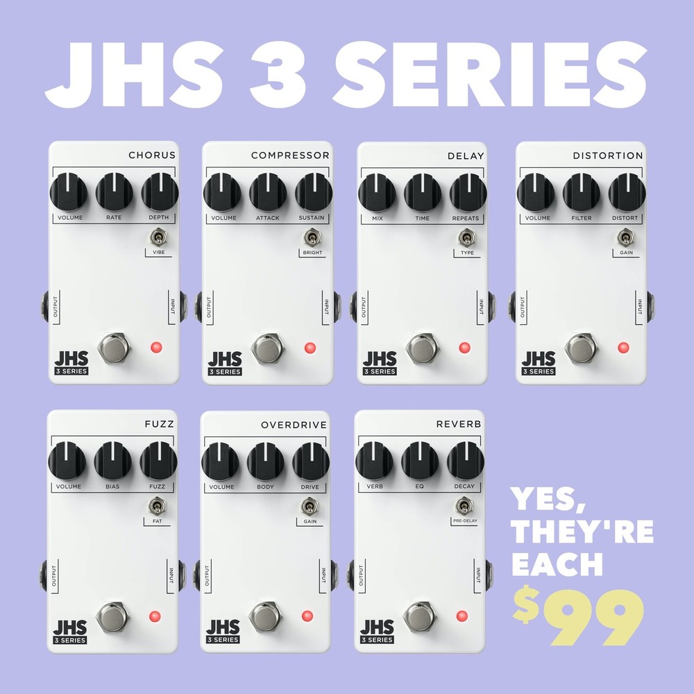JHS 3 Series Chorus Pedal. New!