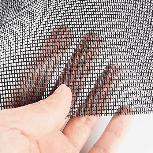 Pet Proof Window Screen Roll 36" x 200" Thicken Charcoal Screen Mesh Durable