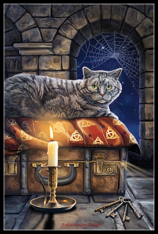 Counted Cross Stitch Kits Needlework Crafts DIY Chart - Black Cat Collection 6