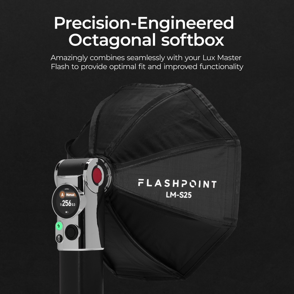 Flashpoint LM-S25 Octagonal Softbox for Lux Master Flash
