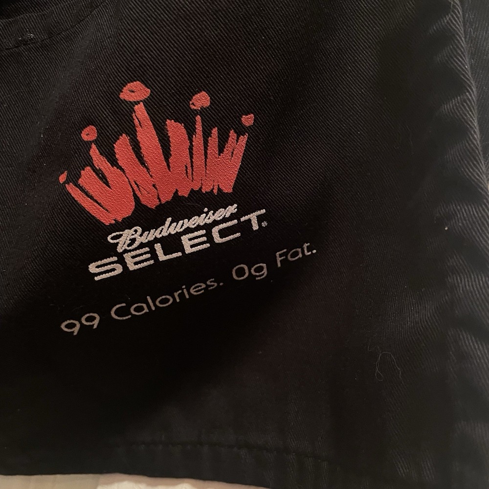 Budweiser Select Half Bib Waist Apron 3 Pocket Black