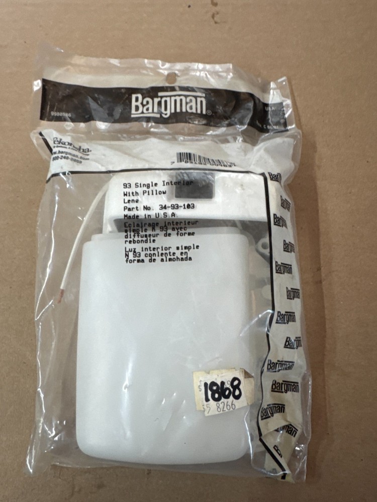 BARGMAN 34-93-103 INTERIOR LIGHT
